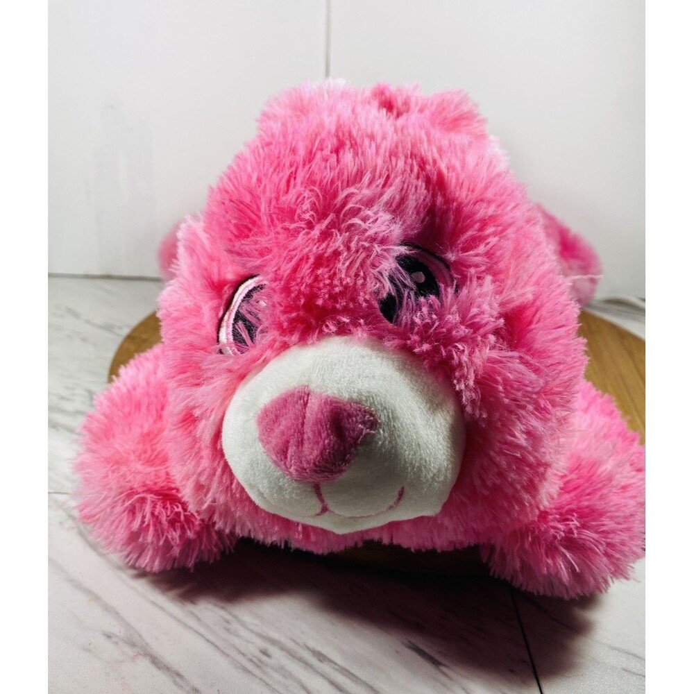 Greenbrier Pink Bunny Rabbit Plush Soft Toy Stuffed Lying Down 17"